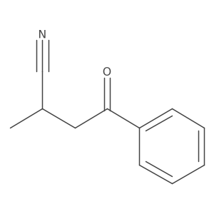 2-Methyl-4-oxo-4-phenylbutanenitrile结构式