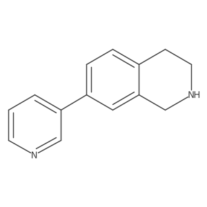 7-Pyridin-3-yl-1,2,3,4-tetrahydro-isoquinoline结构式