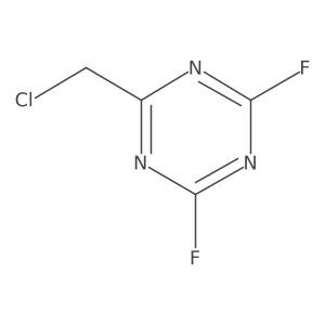 2-(Chloromethyl)-4,6-difluoro-1,3,5-triazine Structure