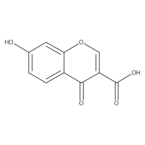 7-Hydroxychromone-3-carboxylic acid结构式
