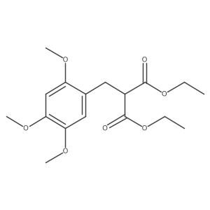 Diethyl 2,4,5-trimethoxybenzylmalonate Structure