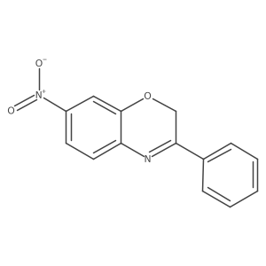 7-Nitro-3-phenyl-2H-1,4-benzoxazine结构式