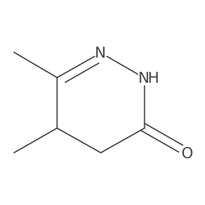 5,6-dimethyl-4,5-dihydro-2H-pyridazin-3-one结构式