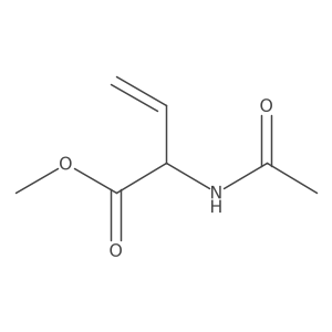 Methyl (2S)-2-acetamidobut-3-enoate Structure