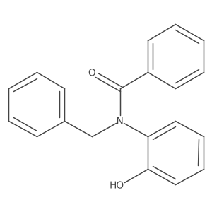 N-(2-Hydroxyphenyl)-N-(phenylmethyl)benzamide结构式