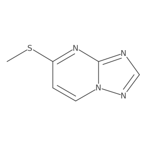 5-(Methylthio)[1,2,4]triazolo[1,5-a]pyrimidine结构式