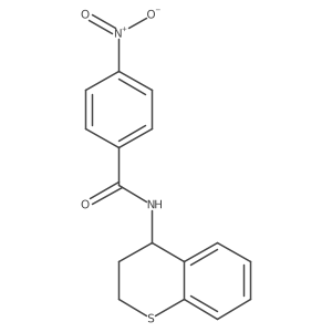 N-(3,4-dihydro-2H-thiochromen-4-yl)-4-nitrobenzamide Structure