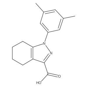 1-(3,5-Dimethylphenyl)-4,5,6,7-tetrahydro-1H-indazole-3-carboxylic acid Structure