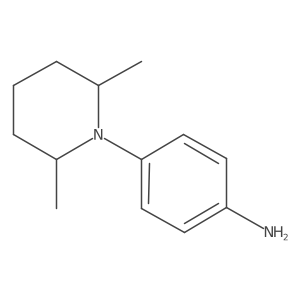 4-(2,6-Dimethylpiperidin-1-YL)aniline结构式