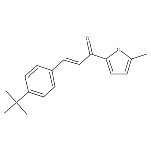 (2E)-3-(4-tert-Butylphenyl)-1-(5-methylfuran-2-yl)prop-2-en-1-one Structure