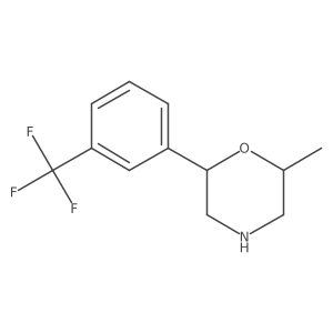 2-Methyl-6-[3-(trifluoromethyl)phenyl]morpholine Structure