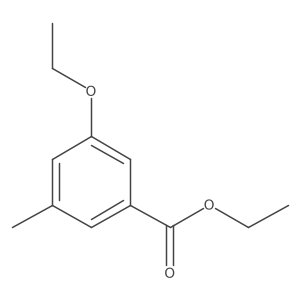 Ethyl 3-ethoxy-5-methylbenzoate结构式