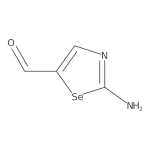 2-Amino-1,3-selenazole-5-carbaldehyde Structure