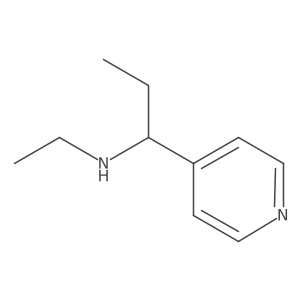 Ethyl[1-(pyridin-4-yl)propyl]amine结构式