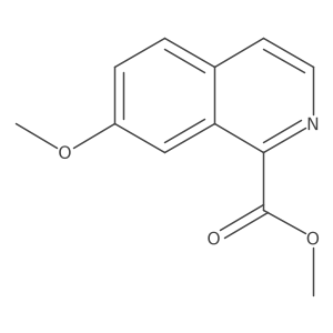 Methyl 7-methoxy-1-isoquinolinecarboxylate Structure