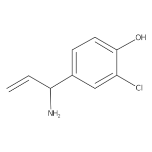 (S)-4-(1-Aminoallyl)-2-chlorophenol Structure