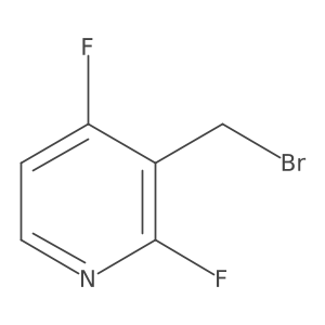3-(Bromomethyl)-2,4-difluoropyridine结构式
