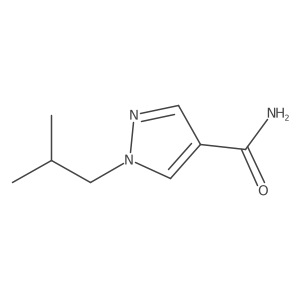 1-isobutyl-1H-pyrazole-4-carboxamide Structure