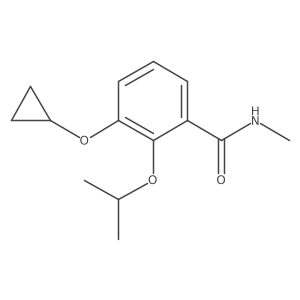 3-Cyclopropoxy-2-isopropoxy-N-methylbenzamide Structure