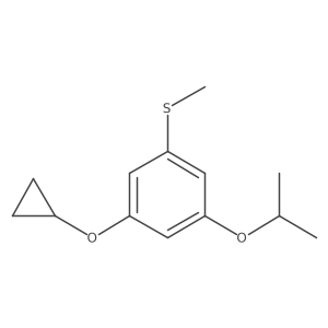 (3-Cyclopropoxy-5-isopropoxyphenyl)(methyl)sulfane Structure