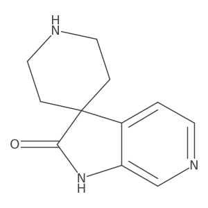 spiro[piperidine-4,3'-pyrrolo[2,3-c]pyridin]-2'(1'H)-one结构式