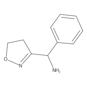 4,5-Dihydro-1,2-oxazol-3-yl(phenyl)methanamine结构式
