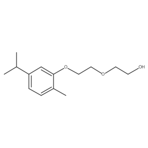 Ethanol, 2-[2-[2-methyl-5-(1-methylethyl)phenoxy]ethoxy]-结构式
