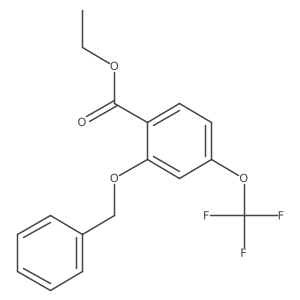 Ethyl 2-(benzyloxy)-4-(trifluoromethoxy)benzoate Structure