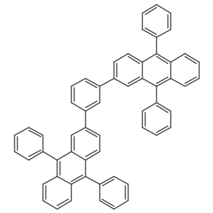 1,3-Bis(9,10-diphenylanthracene-2-yl) benzene Structure