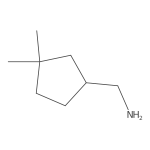 (3,3-Dimethylcyclopentyl)methanamine Structure
