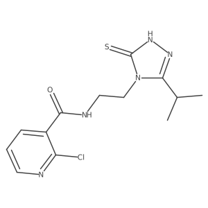 2-chloro-N-{2-[3-(propan-2-yl)-5-sulfanyl-4H-1,2,4-triazol-4-yl]ethyl}pyridine-3-carboxamide Structure