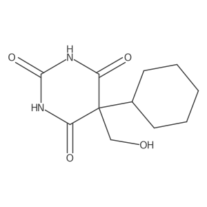 5-cyclohexyl-5-(hydroxymethyl)pyrimidine-2,4,6(1H,3H,5H)-trione Structure