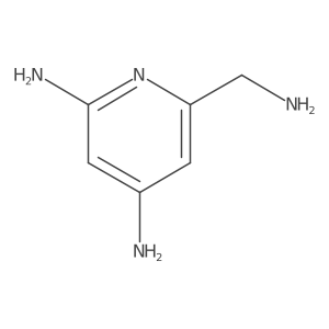 6-(Aminomethyl)pyridine-2,4-diamine Structure