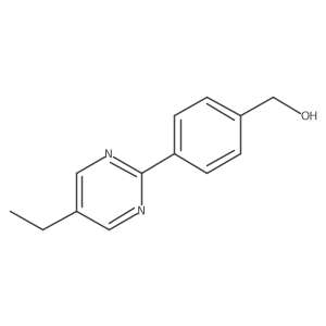 4-(5-Ethyl-2-pyrimidinyl)benzenemethanol结构式