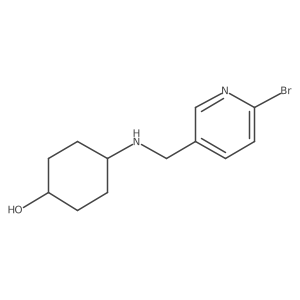 (1r,4r)-4-(((6-Bromopyridin-3-yl)methyl)amino)cyclohexanol Structure