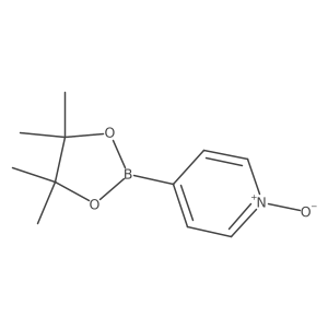 4-(4,4,5,5-Tetramethyl-1,3,2-dioxaborolan-2-yl)pyridine 1-oxide Structure