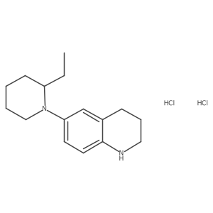 6-(2-Ethylpiperidin-1-yl)-1,2,3,4-tetrahydroquinoline dihydrochloride Structure