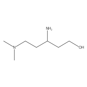 3-Amino-5-(dimethylamino)pentan-1-ol Structure