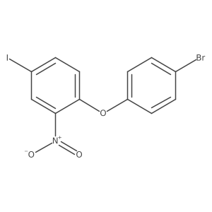 1-(4-Bromophenoxy)-4-iodo-2-nitrobenzene Structure