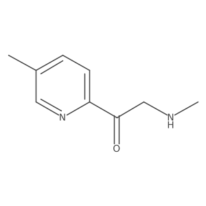 2-(Methylamino)-1-(5-methylpyridin-2-yl)ethan-1-one结构式