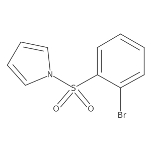 1-[(2-Bromophenyl)sulfonyl]-1H-pyrrole结构式