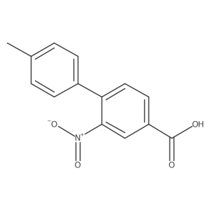 4'-Methyl-2-nitro-[1,1'-biphenyl]-4-carboxylic acid Structure