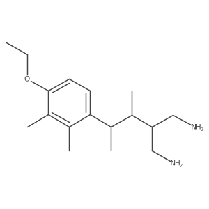 1,3-Propanediamine, 2-[2-(4-ethoxy-2,3-dimethylphenyl)-1-methylpropyl]-结构式