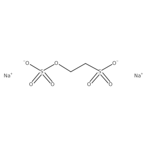 Ethanesulfonic acid, 2-(sulfooxy)-, sodium salt (1:2) Structure