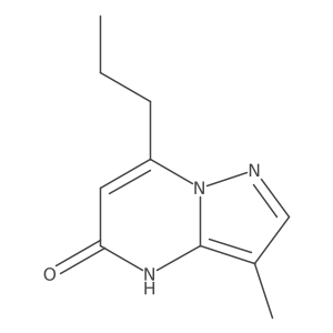 3-methyl-7-propyl-4H,5H-pyrazolo[1,5-a]pyrimidin-5-one结构式