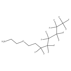 2-[(3,3,4,4,5,5,6,6,7,7,8,8,8-Tridecafluorooctyl)oxy]ethanamine结构式