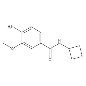 4-Amino-3-methoxy-N-(oxetan-3-yl)benzamide Structure