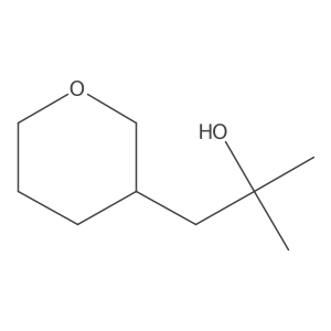 2-Methyl-1-(oxan-3-yl)propan-2-ol Structure