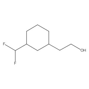 Cyclohexaneethanol, 3-(difluoromethyl)-结构式