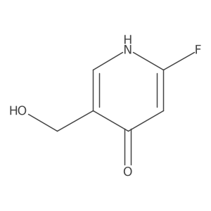 2-Fluoro-5-(hydroxymethyl)pyridin-4-ol结构式